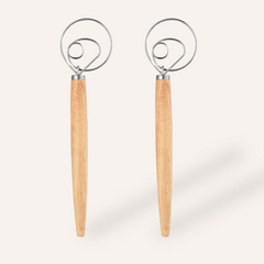 Dansk Degvisp i Rostfritt Stål – Professionell Degvisp för Bröddeg, Smet & Bakning