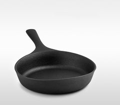 Gjutjärn Stekpanna – Svart Ø19 cm med Handtag | Hög Värmehållning för Alla Hällar & Ugn