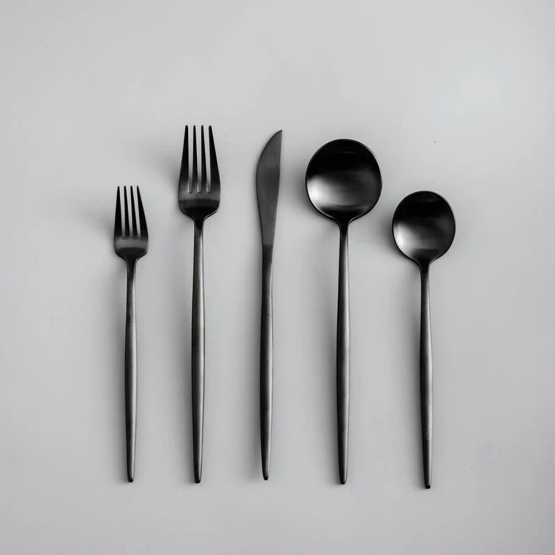 Bestickset i Rostfritt Stål – 24 Delar | Elegant och Tidlös Design