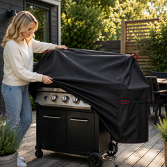Grillskydd för Gasolgrill i 210D Oxfordtyg – Vattenavvisande, UV- och Vindskydd i Flera Storlekar
