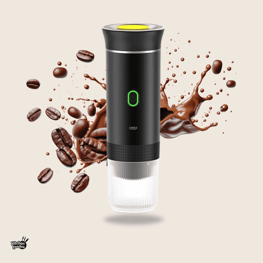 Portabel Espressomaskin – Trådlös Kaffemaskin för Kapslar & Malet Kaffe