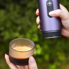 Portabel & Trådlös Espressomaskin – 15 Bar Tryck, Rostfritt Stål, 80 ml Vattentank, Inbyggd Batteri 7500mAh