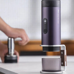 Portabel & Trådlös Espressomaskin – 15 Bar Tryck, Rostfritt Stål, 80 ml Vattentank, Inbyggd Batteri 7500mAh