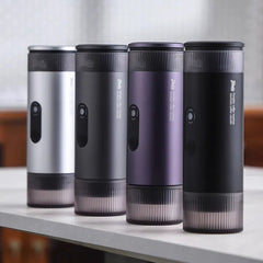 Portabel & Trådlös Espressomaskin – 15 Bar Tryck, Rostfritt Stål, 80 ml Vattentank, Inbyggd Batteri 7500mAh