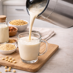 Sojamjölksmaskin 800W – Gör egen växtmjölk, havremjölk & smoothie hemma