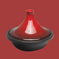 Tagine Gjutjärnsgryta 27 cm – Traditionell Marockansk Kruka för 1–4 Personer