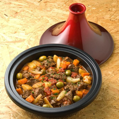 Tagine Gjutjärnsgryta 27 cm – Traditionell Marockansk Kruka för 1–4 Personer